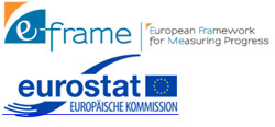 loghi eurostat e e-frame