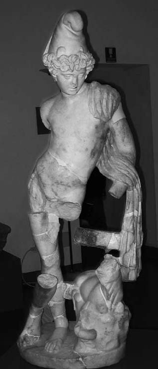 Fig. 4: statua di Attis da San Gaetano di Vada.