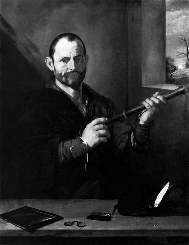 Jusepe De Ribera, La vista, olio su tela