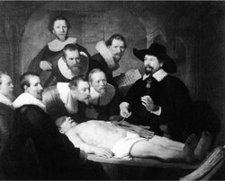 Rembrandt, Lezione di anatomia del dottor Tulp.
