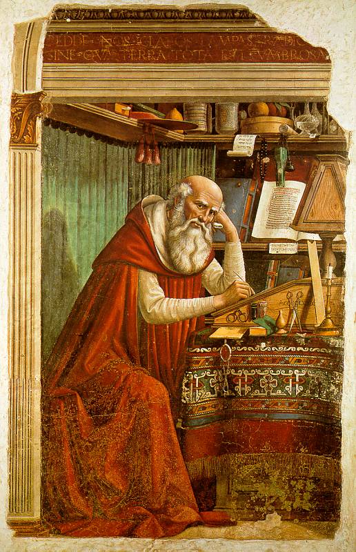 Domenico Ghirlandaio_-San Gerolamo nel suo studio