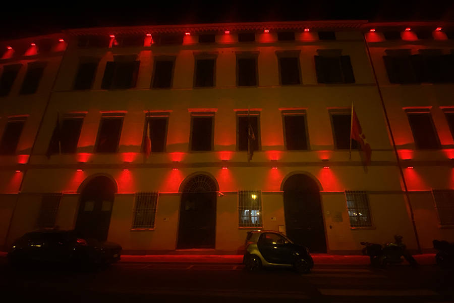 palazzo vitelli rosso
